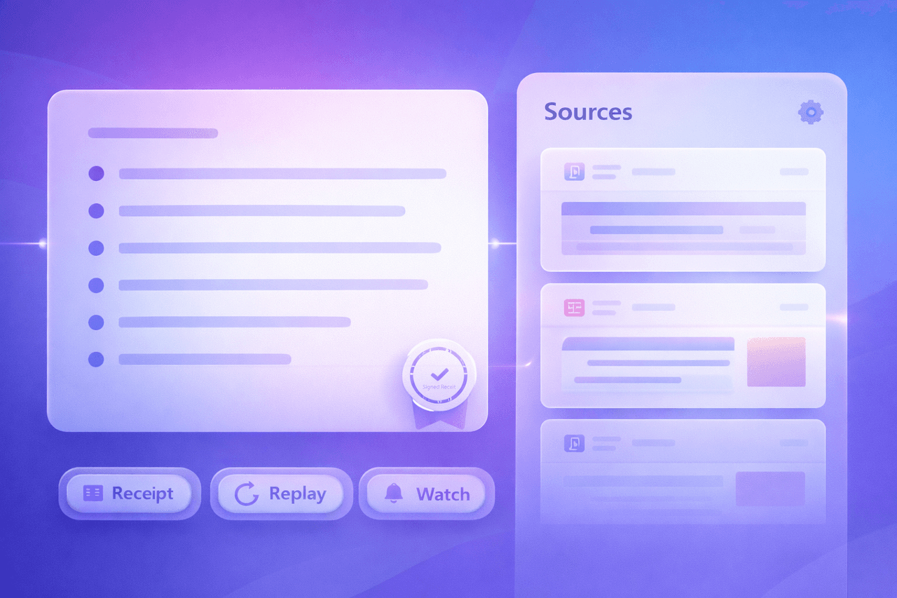 Sources and verification controls